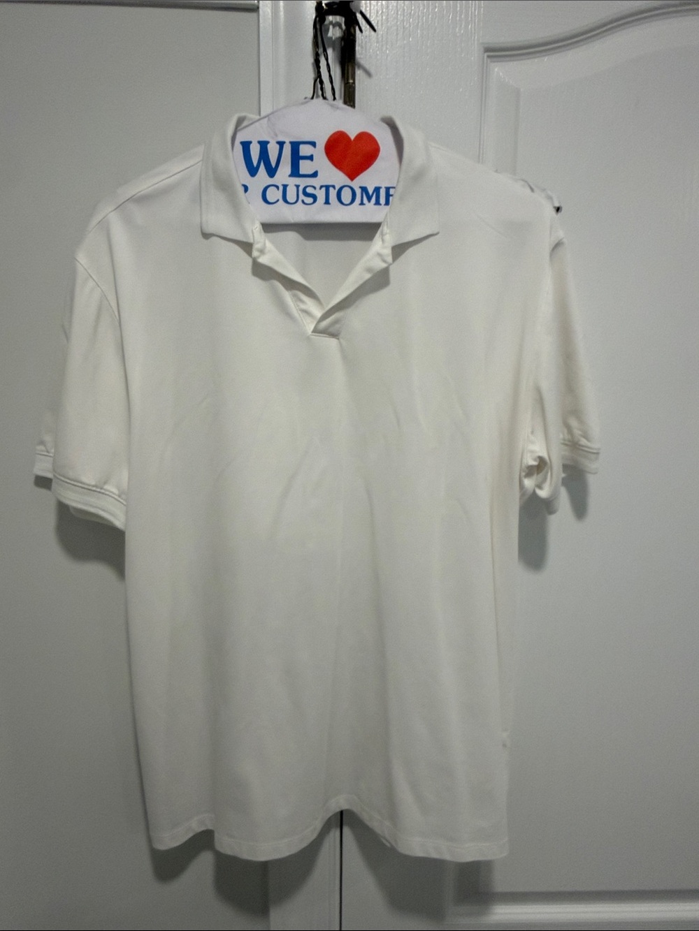 Alcott White Short-Sleeve Polo Shirt - Minimalist Casual purchased in Milan